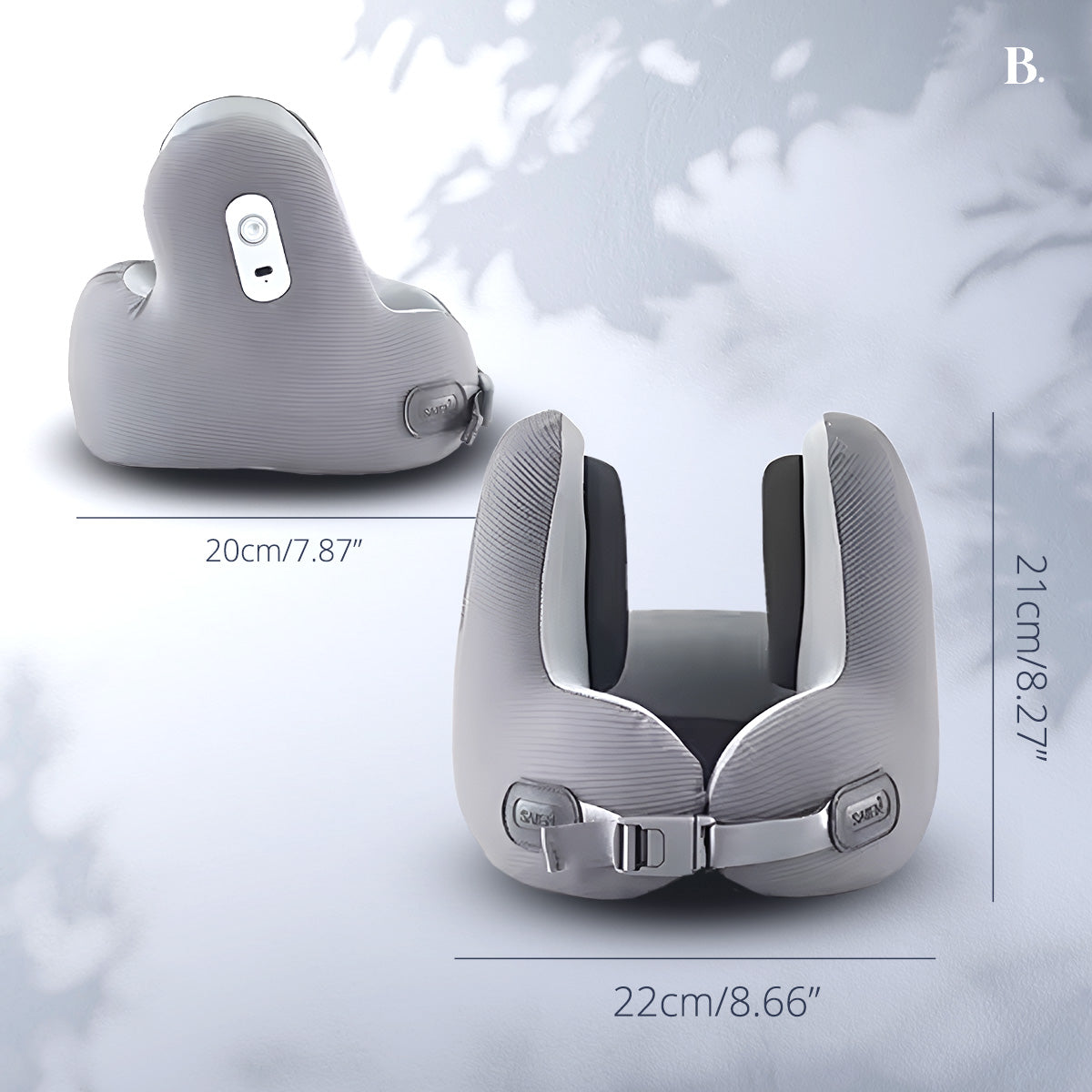 JetSnooze™ Noise-Cancelling Travel Pillow