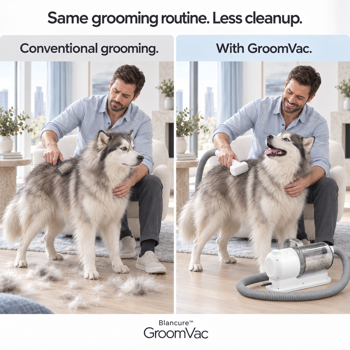 GroomVac Pet Grooming Essentials