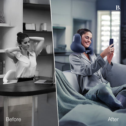 JetSnooze™ Noise-Cancelling Travel Pillow
