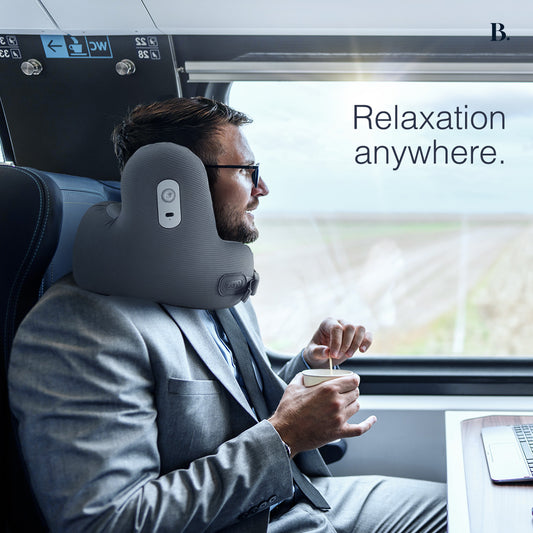 JetSnooze™ Noise-Cancelling Travel Pillow