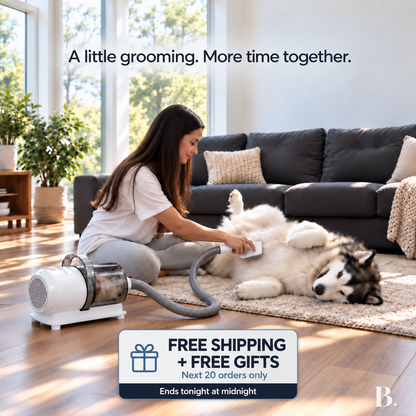 GroomVac: Groom, Trim & Vacuum Up the Fur Before It Hits Your Floor