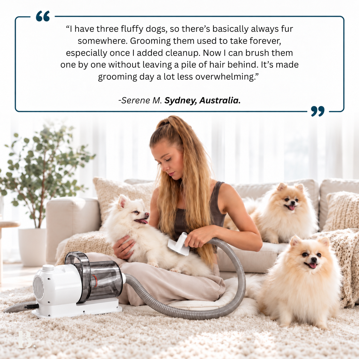 GroomVac Pet Grooming Essentials
